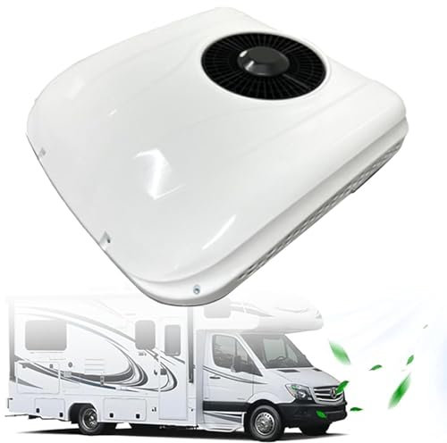 Hydravex Aire Acondicionado eléctrico para Techo de Coche, RV, 12V/24V, Aire Acondicionado de estacionamiento para SUV, Autocaravana, camión, Furgoneta, caravanas,24V