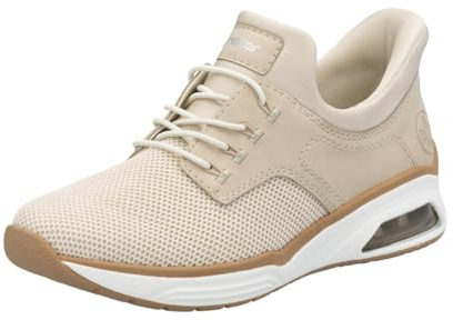 Rieker Ready 2 Go Sneaker Weite F 1/2 beige