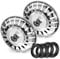 2 Pack Stainless Steel Kitchen Sink Bowl Strainer and Plug, 82mm Kitchen Sink Plug for Single Double Bowl Use, Kitchen Bathroom Food Hair Catcher Filter Stopper - Prevent Clogs, Bad Smells