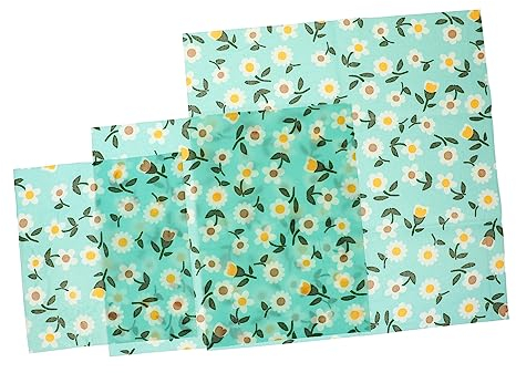 BCOATH 3st Bienenwachs Wickeln Verpackungen Zur Aufbewahrung Von Lebensmitteln Wiederverwendbares Bienenwachs Bienenwachstücher Bedrucken Bienenwachs Essen Bienenwachs Bio Baumwolle