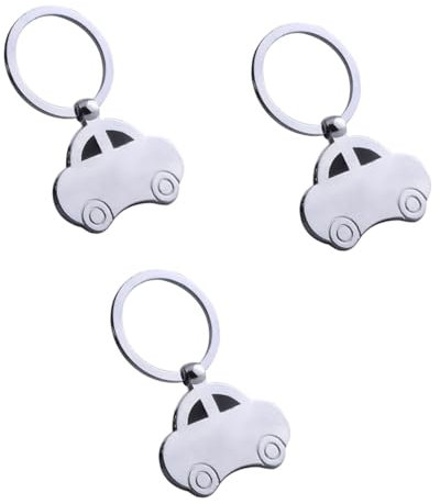 Mikinona Lot De 3 Porte-clés En Métal En Forme De Coccinelle Pour Voiture
