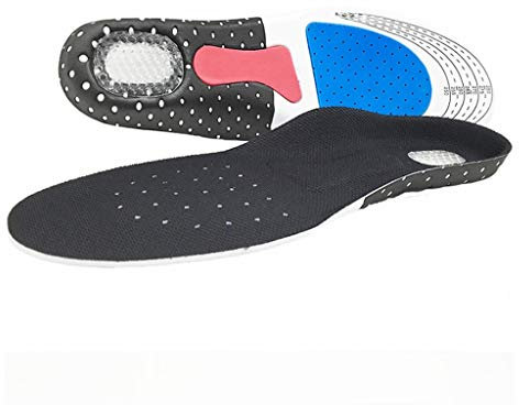 ZHCHAO Soletta in Gel di Silicone, Soletta Sportiva da Corsa, Cuscino Ortopedico Unisex, Assorbimento degli Urti da Massaggio, Supporto '(3-Pack,XL)