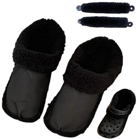Crocs Ersatz Einlegesohlen Mit Flauschigem Fellfutter - Winter Clogs Liner, Herausnehmbares Kurzplüsch-Innensohlenfutter Mit Spitzenüberzügen