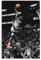 Anthony Edwards Basketball-Poster, Dunking On John Collins, Musikposter für Zimmer, ästhetische Leinwand, Wandkunst, Schlafzimmerdekoration, 30 x 45 cm