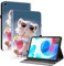 TEDTIKJT Funda para Realme Pad 10.4 Funda/Realme Pad 5G 10.4 Pulgadas 2021 Tableta Carcasa Flip PU Cuero Protectora con Función de Soporte Carcasa,Dibujos Animados Tigre