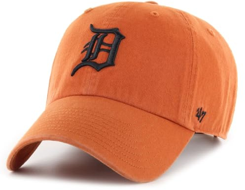 '47 Brand Strapback Cap - CLEAN UP Detroit Tigers Clay