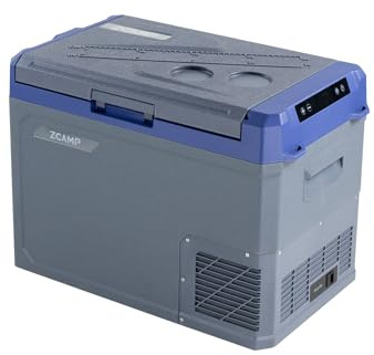 zcamp GE40, 37.1L Compressor Car Refrigerator, Portable Camping Fridge DC 12v/24v Freezer