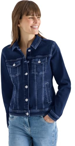 Cecil Damen Jeansjacke mit Brusttaschen und Knöpfen