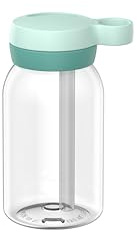 Mepal - Trinkflasche mit Trinkhalm Campus - Drehverschluss mit Grifföffnung - Hygienischer Verschluss - Trinkflasche mit strohhalm - Auslaufsicher und Spülmaschinengeeignet - 450 ml - Cool mint