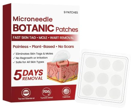 Microneedle Wart Patches Waterproof Pimple Care Skin Mole Tapes Tool
