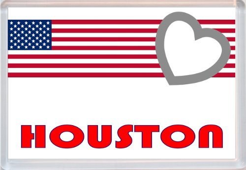 Houston - Texas - Love USA/American Cities - Jumbo Fridge Magnet (United States of America)