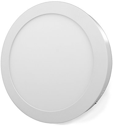 LED Panel, Rund mit 18W Leistung, Aufbau-Montage, Warmweiß, 22,5cm - Typ: ECONOMY AR18225WWS
