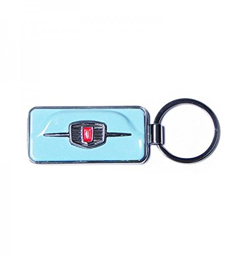 Fiat 500 Portachiavi Musetto Portachiavi, 12 cm, Azzurro