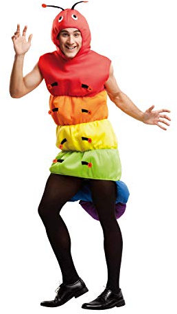 My Other Me Me-203415 Disfraz de gusano Hombre, M-L (Viving Costumes 203415)