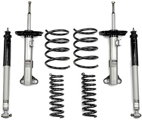 H&R Cup-Kit Sport compatible with Mercedes W203 Sedan/Sport compatible withcoupé/W209 2WD 2000- FA60/RA40mm