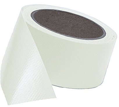 Witte plusguide 7€/m Trucker-Tape, Planen-Reparatur-Band in weiß auch p.f. Markise, Überdachung, Zelt