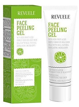 Revuele Gesichtspeeling-Gel mit AHA-Fruchtsäuren, 80 ml, 6 Packungen