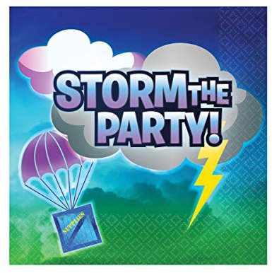 Amscan Lot de 16 serviettes de table Battle Royal 512412