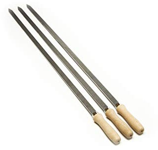 2x 3x 4x 5x 10x EDELSTAHL-Grill-Spieße Steckerlfisch Fischsteckerl Fleischspieße Spieß 3mm V2A (3)