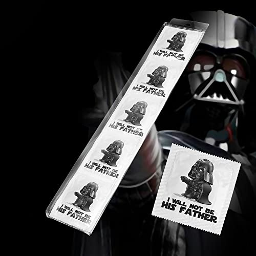 CALLVIN | Pack mit 5 lustigen Kondomen | Personalisierte Darkapote | für lustige und unvergessliche Momente | aus dünnem und widerstandsfähigem Latex | bedruckt in Frankreich