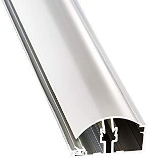 Stegplatte Randprofil Abschllussprofil Endprofil für 16mm Stegplatten Alu/PVC Klemmdeckel 5 Meter