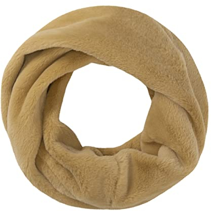 CODELLO Damen Loop, Schlauchschal, Kuschelweich | Unifarben | 100% recyceltes Polyester | 25 x 2 x 40 cm