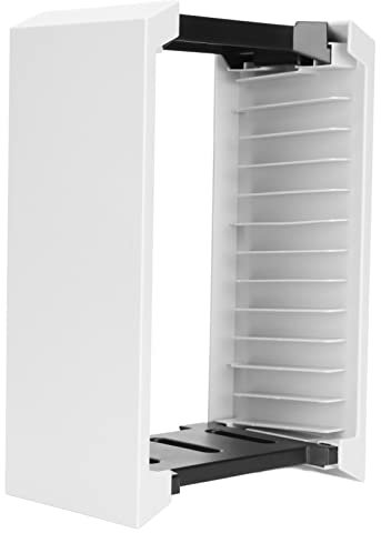 Topiky Videospiel-Aufbewahrungsständer-Tower für PS5/ für/für Series S-Spiel, Universal-Spiele-Disc-Halter Vertikaler Ständer-Organizer-Tower mit Controller-Ladestation