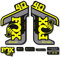 Adesivi compatibili con forcella bici Fox 40 Rhythm 2021