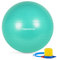 MSPORTS Gymnastikball Premium | Pilates Ball - Anti Burst inkl. Pumpe + Workout App + Übungsposter | Pezziball 55 cm - 105 cm Medizinball - Fitnessball 85 cm, Mint Sitzball