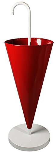 SENNIAN Porte-Parapluie Porte-Parapluie en Forme de Parapluie Rouge, Porte-Parapluie Peu encombrant en métal, Parapluie, bâtons de Marche, Cannes, bâton de Ski, Papier d'emballage