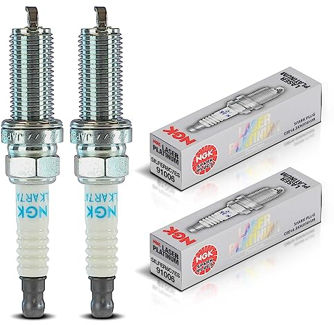 2x Original NGK ILKAR7A7 Zündkerze Kompatibel mit Clio III BR0/1 CR0/1 1.1L 2005-2014 Clio III Grandtour KR0/1 1.1L 2007-2012 Clio III Kasten/Schrägheck SB SR 1.1L 2007-2011