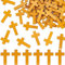 SUNNYCLUE 80 Stück Holzkreuz Charms Kleine Holzkreuz Charms Mini Holzkreuze Kreuz Charms Rosenkränze Kruzifix Charms Taschenkreuze Charms Für Die Schmuckherstellung Ohrringe Armbänder Halsketten Part