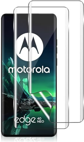 PaceBid [2 Pack Protection Écran Compatible avec Motorola Edge 40 Neo TPU Transparent HD Flexible Film Protection en Écran Protecteur pour Motorola Edge 40 Neo