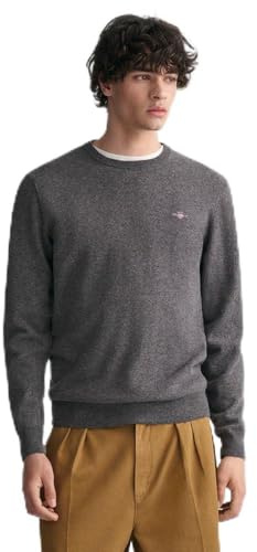 GANT Men's Superfine Lambswool C-Neck Sweater