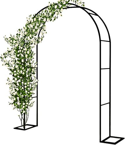 Großer Gartenbogen, Extra Breiter 300/350 Cm Großer Gartenlauben-Torbogen, Rosenbogen Für Rosen, Kletterpflanzen, Unterstützung Für Hochzeitsbogen, Extra Hoher Pergola-Spalier, Weinreben-Torbogen, S