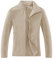 33,000ft Damen Fleecejacke mit Durchgehendem Reißverschluss Stehkragen Damen Leichte Fleece Jacke Antistatische Outdoor Damenjacke für Wandern und Freizeit, Hellkahki M