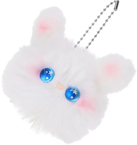 TOYANDONA Porte-clés Lapin Peluche Pendentif Avec Motif Lapin Moelleux Pour Sac Ou Clés
