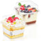 Bigingjia 50Pcs Reusable Plastic Dessert Cups with Lids - 8oz/240ml Clear Containers for Cupcake, Pudding, Snacks, Yogurt, Parfait, Fruits, Mousse, Party