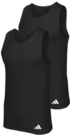 Adidas Herren Adidas Herren Unterwäsche Tank Top (2pk) - Active Flex Cotton Unterhemd