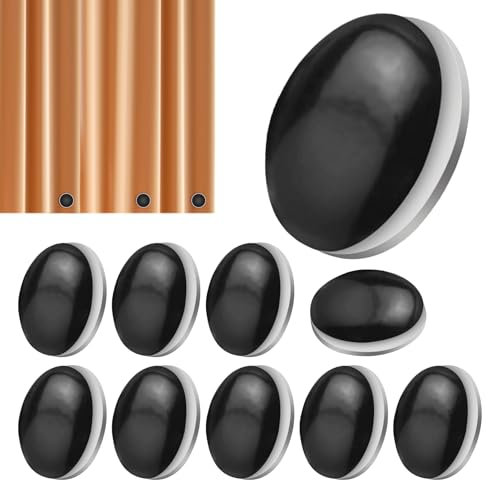 12er-Pack Hochleistungs-Vorhanggewichte – Schwere Gewichte für Außenvorhänge von Pergola, Terrasse, Pavillon, Cabana, Edelstahl-Gewicht zum Herunterclipsen, Gartenflagge, Duschvorhang, Tischdecke