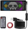 Tablero de indicadores LED de 17,3 x 7 cm, pantalla LED flexible programable con aplicación inteligente Bluetooth, control por aplicación USB, fuente LED para coche, tienda, bar