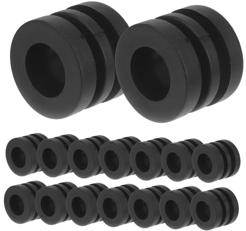 SUPVOX 16pcs Foosball Bumper Replacement Table Football Plastic Gaskets Cushioned Rod Buffers Washers for Table Football Games