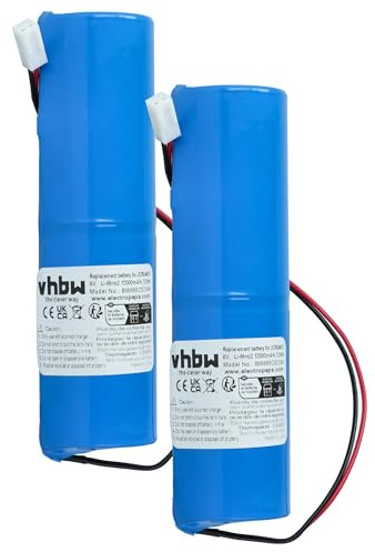 vhbw 2X Batterie kompatibel mit Jablotron JA-180A | JA-80A Alarmanlage, Alarmsystem (12000 mAh, 6 V, Li-MnO2)