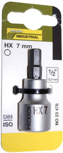 PROXXON 2223478 - Verre 1/2+ tip allen 7 mm l/55