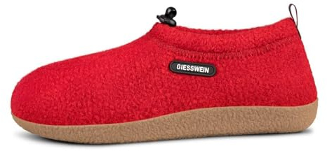 GIESSWEIN Hausschuh Vent | Hoher Schaft, herausnehmbare anatomische Einlegesohle und Sohle aus Naturkautschuk, für drinnen und draußen, Unisex