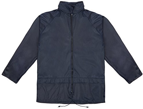 NYLON B-DRI JACKET NAVY BLUE XXL