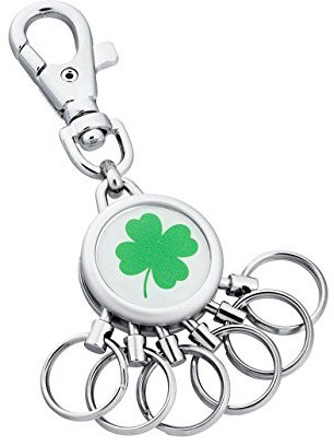 Jadani Schlüsselanhänger Kingsport Cloverleaf mit 6 abnehmabren Ringen…