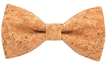 WANYING Herren Korkfliege Holzprofil Fliegen mit Hakenverschluß Bereits Gebunden Verstellbar Gentleman Casual Formell - Classic
