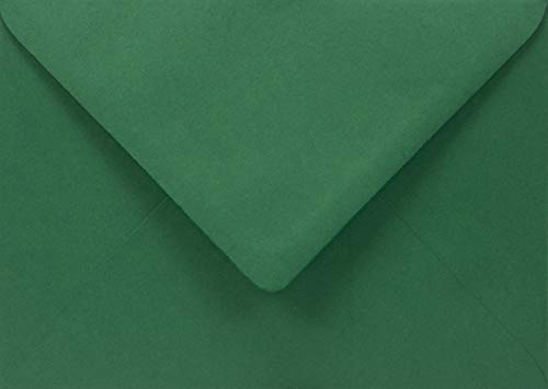 Netuno 25 farbige Briefumschläge Dunkelgrün DIN B6 12,5 x 17,5 cm 115g Sirio Color Foglia bunte Umschläge für Einladungen Hochzeit Geburtstag Weihnachten Karten Briefhüllen Einladungsumschläge