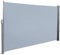 UISEBRT Seitenmarkise 160 x 300cm Seitenrollo Sonnenschutz Sichtschutz Windschutz für Balkon Terrasse Garten, Grau